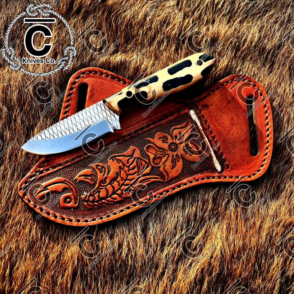 Handmade Rasp steel knife