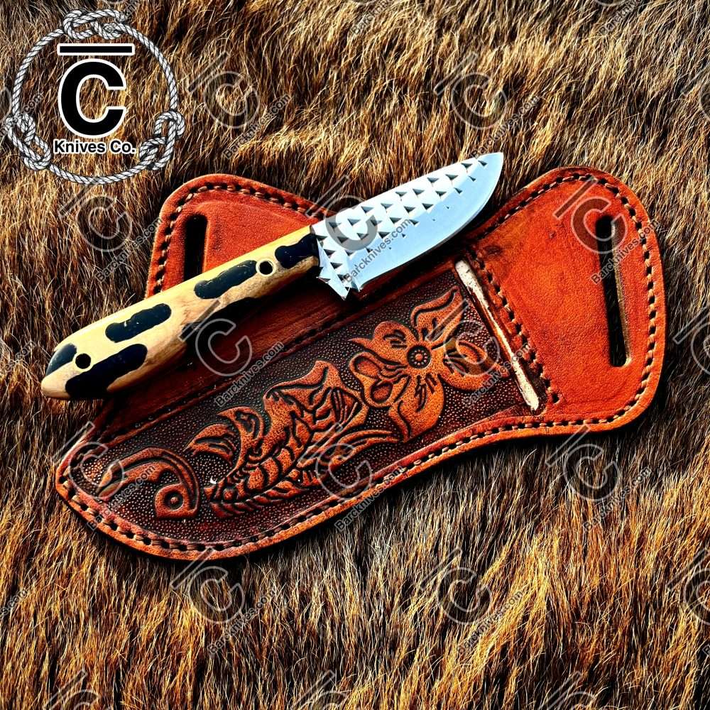 Handmade Rasp steel knife