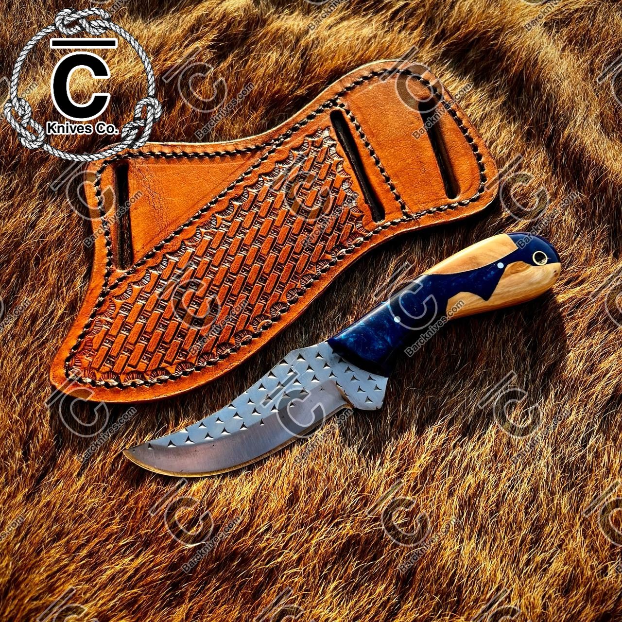 Handmade rasp steel skinner