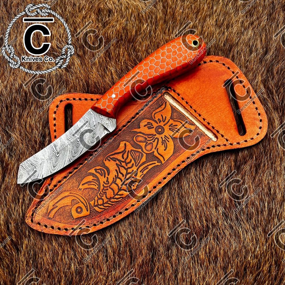 Cowboy Knife with leather sheath