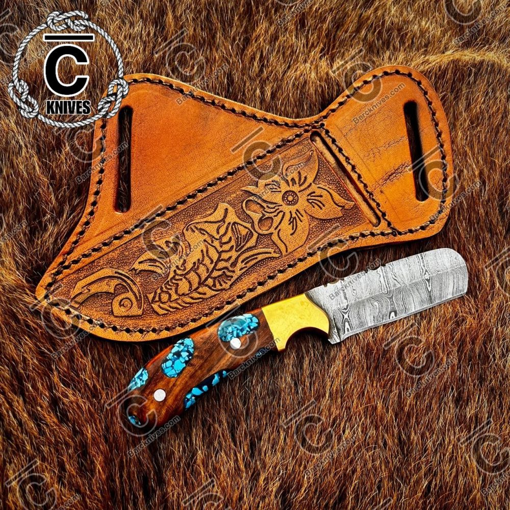 Damascus Steel Bull Cutter Knife